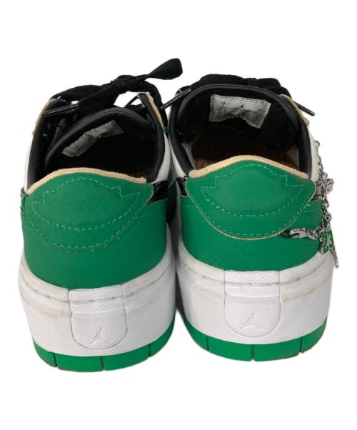 NIKE（ナイキ）NIKE (ナイキ) Women's Air Jordan 1 Low Elevate ホワイト×グリーン サイズ:24.0の古着・服飾アイテム