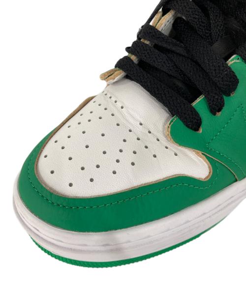 NIKE（ナイキ）NIKE (ナイキ) Women's Air Jordan 1 Low Elevate ホワイト×グリーン サイズ:24.0の古着・服飾アイテム