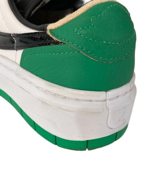 NIKE（ナイキ）NIKE (ナイキ) Women's Air Jordan 1 Low Elevate ホワイト×グリーン サイズ:24.0の古着・服飾アイテム