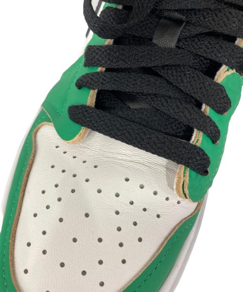 NIKE（ナイキ）NIKE (ナイキ) Women's Air Jordan 1 Low Elevate ホワイト×グリーン サイズ:24.0の古着・服飾アイテム