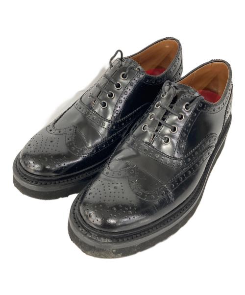 GRENSON（グレンソン）GRENSON (グレンソン) ウィングチップシューズ ブラック サイズ:4　1/2の古着・服飾アイテム