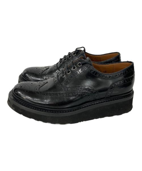GRENSON（グレンソン）GRENSON (グレンソン) ウィングチップシューズ ブラック サイズ:4　1/2の古着・服飾アイテム