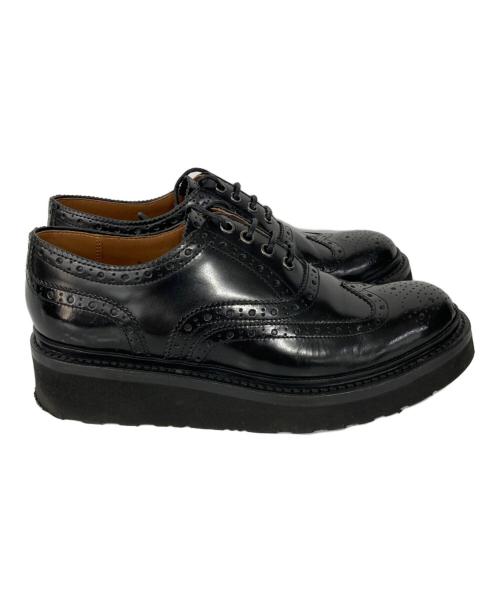 GRENSON（グレンソン）GRENSON (グレンソン) ウィングチップシューズ ブラック サイズ:4　1/2の古着・服飾アイテム