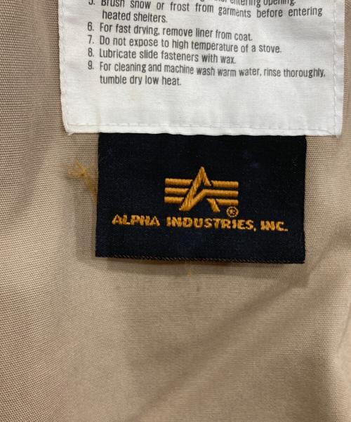 ALPHA（アルファ）ALPHA (アルファ) フィールドジャケット ベージュ サイズ:Lの古着・服飾アイテム