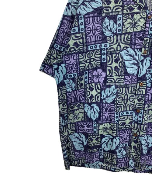 KYS（ケーワイエス）KYS (ケーワイエス) コットンアロハシャツ ネイビー サイズ:XLの古着・服飾アイテム