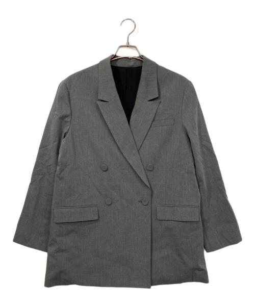 Adam et Rope（アダム エ ロペ）Adam et Rope (アダム エ ロペ) ダブルブレストジャケット グレー サイズ:38の古着・服飾アイテム