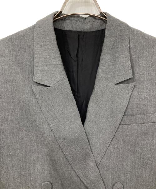 Adam et Rope（アダム エ ロペ）Adam et Rope (アダム エ ロペ) ダブルブレストジャケット グレー サイズ:38の古着・服飾アイテム