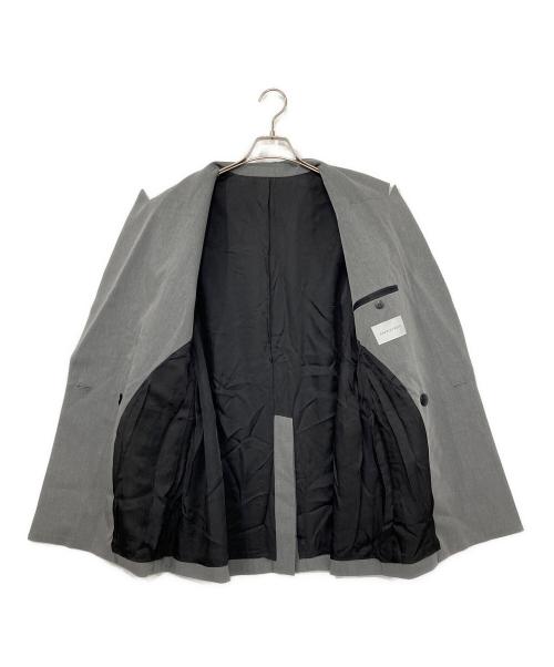 Adam et Rope（アダム エ ロペ）Adam et Rope (アダム エ ロペ) ダブルブレストジャケット グレー サイズ:38の古着・服飾アイテム