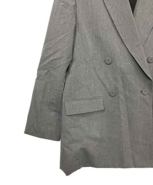 Adam et Rope（アダム エ ロペ）Adam et Rope (アダム エ ロペ) ダブルブレストジャケット グレー サイズ:38の古着・服飾アイテム