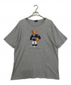 RALPH LAURENラルフローレン）の古着「ポロベアプリントTシャツ」｜グレー