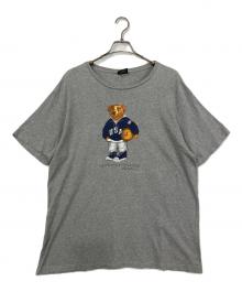 RALPH LAUREN（ラルフローレン）の古着「ポロベアプリントTシャツ」｜グレー