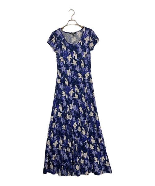LAUREN RALPH LAUREN（ローレン ラルフ ローレン）LAUREN RALPH LAUREN (ローレン ラルフ ローレン) 花柄ワンピース ネイビー サイズ:Sの古着・服飾アイテム