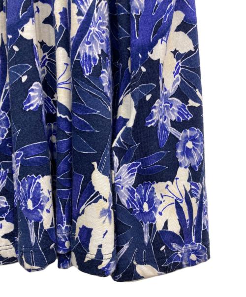 LAUREN RALPH LAUREN（ローレン ラルフ ローレン）LAUREN RALPH LAUREN (ローレン ラルフ ローレン) 花柄ワンピース ネイビー サイズ:Sの古着・服飾アイテム