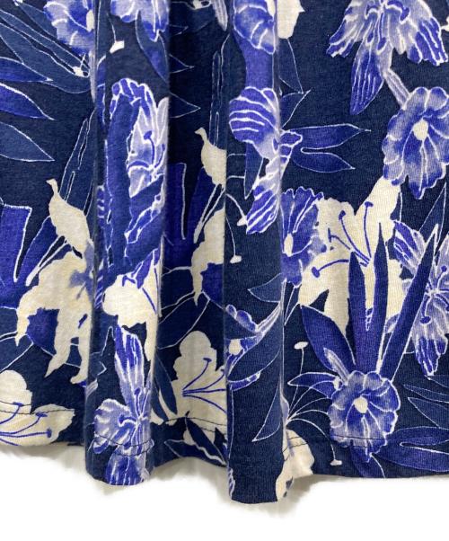 LAUREN RALPH LAUREN（ローレン ラルフ ローレン）LAUREN RALPH LAUREN (ローレン ラルフ ローレン) 花柄ワンピース ネイビー サイズ:Sの古着・服飾アイテム