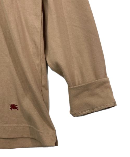 BURBERRY LONDON（バーバリーロンドン）BURBERRY LONDON (バーバリーロンドン) ノバチェック切替カットソー ベージュ サイズ:Lの古着・服飾アイテム
