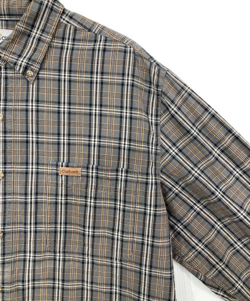 CarHartt（カーハート）CarHartt (カーハート) チェックシャツ グレー サイズ:Lの古着・服飾アイテム