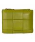 BOTTEGA VENETA（ボッテガベネタ）の古着「カセット マキシイントレチャート 2つ折り財布」｜グリーン