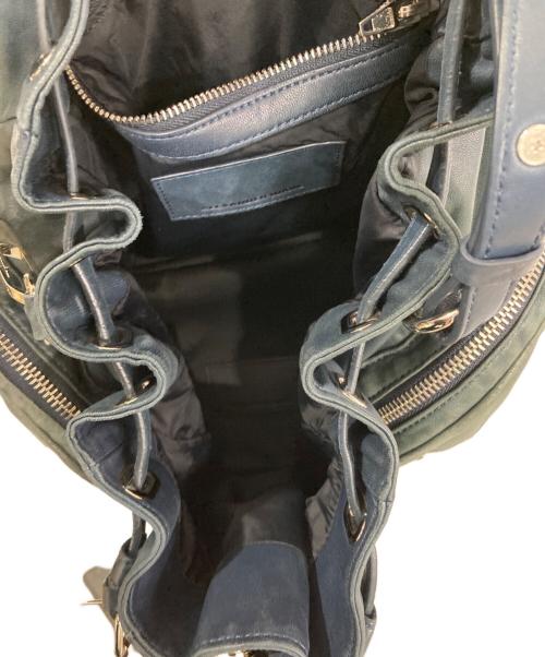 ALEXANDER WANG（アレキサンダー・ワン）ALEXANDER WANG (アレキサンダー・ワン) 3WAYレザージップリュック ブルーの古着・服飾アイテム