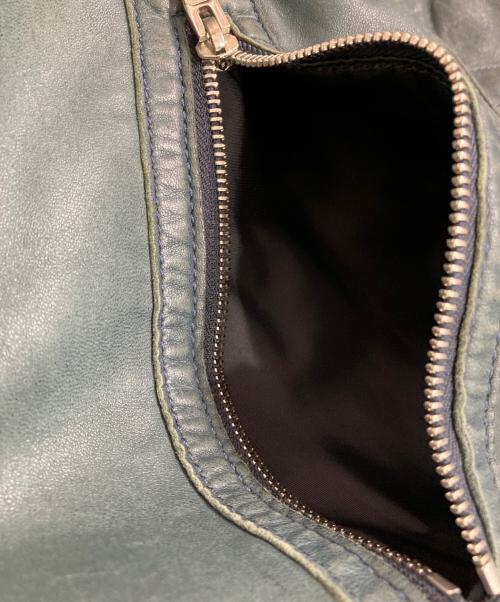 ALEXANDER WANG（アレキサンダー・ワン）ALEXANDER WANG (アレキサンダー・ワン) 3WAYレザージップリュック ブルーの古着・服飾アイテム