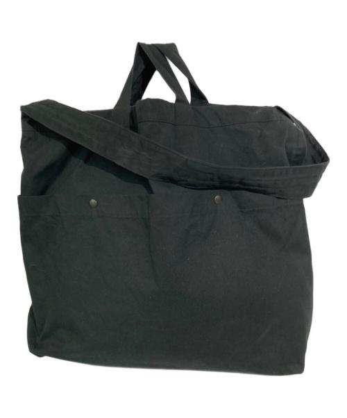 kontor（コントール）kontor (コントール) BIG UTILITY TOTE ブラックの古着・服飾アイテム