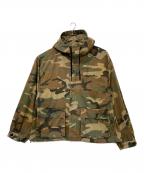 ANCELLMアンセルム）の古着「CAMO ZIPUP HOODIE」｜ブラウン