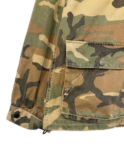 ANCELLM（アンセルム）ANCELLM (アンセルム) CAMO ZIPUP HOODIE ブラウン サイズ:2の古着・服飾アイテム