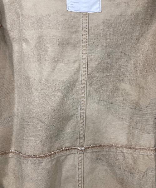 ANCELLM（アンセルム）ANCELLM (アンセルム) CAMO ZIPUP HOODIE ブラウン サイズ:2の古着・服飾アイテム