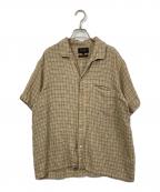 BEAMS PLUSビームスプラス）の古着「Italian Collar Gunclub Mesh」｜イエロー