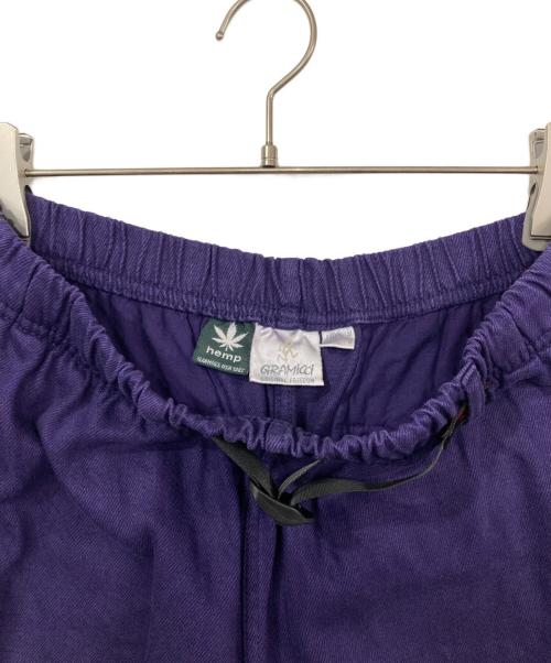 GRAMICCI（グラミチ）GRAMICCI (グラミチ) ヘンプコットンハーフパンツ パープル サイズ:Mの古着・服飾アイテム