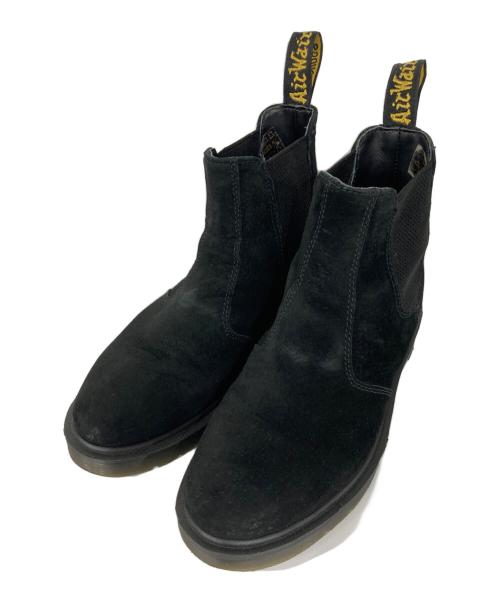 Dr.Martens（ドクターマーチン）Dr.Martens (ドクターマーチン) スエードチェルシーブーツ ブラック サイズ:UK6の古着・服飾アイテム