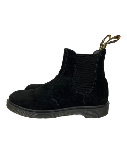 Dr.Martens（ドクターマーチン）Dr.Martens (ドクターマーチン) スエードチェルシーブーツ ブラック サイズ:UK6の古着・服飾アイテム