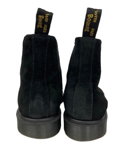 Dr.Martens（ドクターマーチン）Dr.Martens (ドクターマーチン) スエードチェルシーブーツ ブラック サイズ:UK6の古着・服飾アイテム