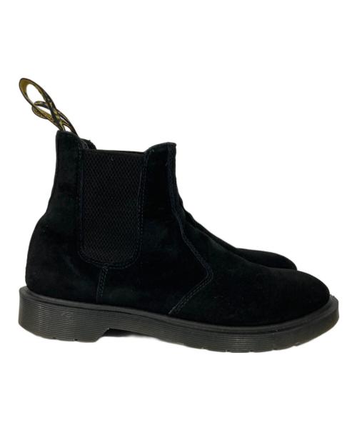 Dr.Martens（ドクターマーチン）Dr.Martens (ドクターマーチン) スエードチェルシーブーツ ブラック サイズ:UK6の古着・服飾アイテム