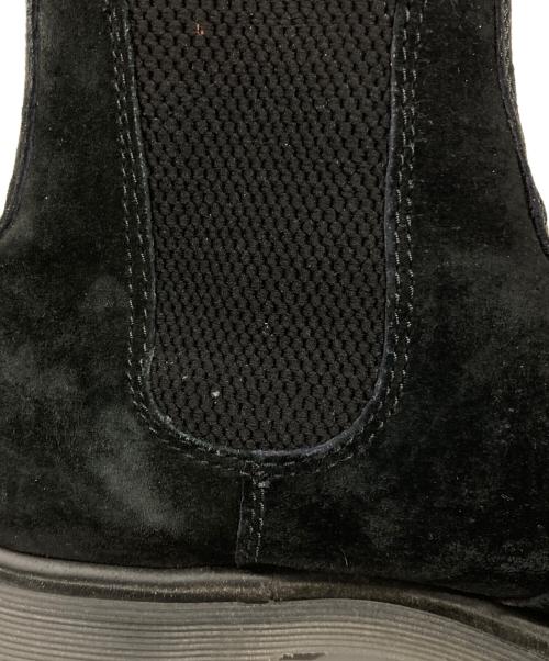 Dr.Martens（ドクターマーチン）Dr.Martens (ドクターマーチン) スエードチェルシーブーツ ブラック サイズ:UK6の古着・服飾アイテム
