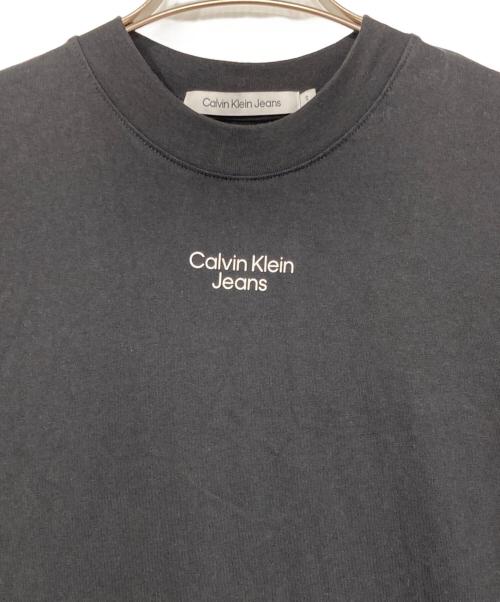 Calvin Klein（カルバンクライン）Calvin Klein (カルバンクライン) Tシャツワンピース ブラック サイズ:Sの古着・服飾アイテム