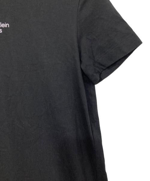 Calvin Klein（カルバンクライン）Calvin Klein (カルバンクライン) Tシャツワンピース ブラック サイズ:Sの古着・服飾アイテム