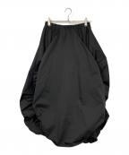 ENFOLDエンフォルド）の古着「GATHER O SKIRT」｜ブラック