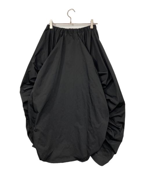 ENFOLD（エンフォルド）ENFOLD (エンフォルド) GATHER O SKIRT ブラック サイズ:36の古着・服飾アイテム