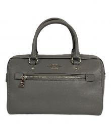 COACH（コーチ）の古着「ミニボストンバッグ」｜グレー