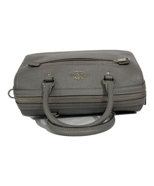 COACH（コーチ）COACH (コーチ) ミニボストンバッグ グレーの古着・服飾アイテム
