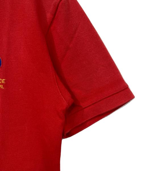 BUZZ RICKSON'S（バズリクソンズ）Buzz Rickson's (バズリクソンズ) ポロシャツ レッド サイズ:LARGEの古着・服飾アイテム