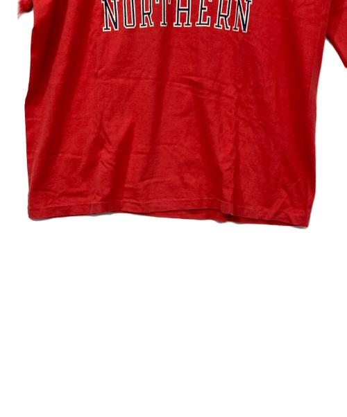 DUBBLE WORKS（ダブルワークス）DUBBLE WORKS (ダブルワークス) フットボールTシャツ レッド サイズ:Lの古着・服飾アイテム