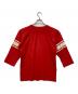 DUBBLE WORKS (ダブルワークス) フットボールTシャツ レッド サイズ:L：4000円