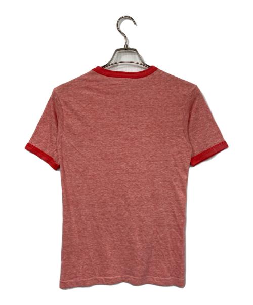 Hanes（ヘインズ）Hanes (ヘインズ) リンガーTシャツ オレンジ サイズ:Sの古着・服飾アイテム