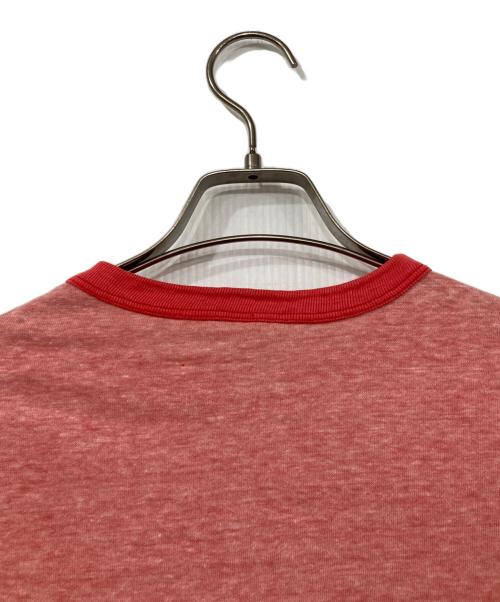 Hanes（ヘインズ）Hanes (ヘインズ) リンガーTシャツ オレンジ サイズ:Sの古着・服飾アイテム