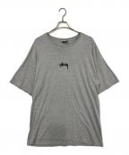 stussyステューシー）の古着「ロゴTシャツ」｜グレー