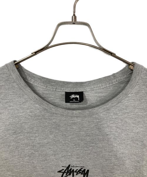 stussy（ステューシー）stussy (ステューシー) ロゴTシャツ グレー サイズ:XLの古着・服飾アイテム