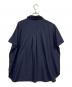UNITED ARROWS (ユナイテッドアローズ) ミニフリル シャツ ネイビー サイズ:表記無し：7000円