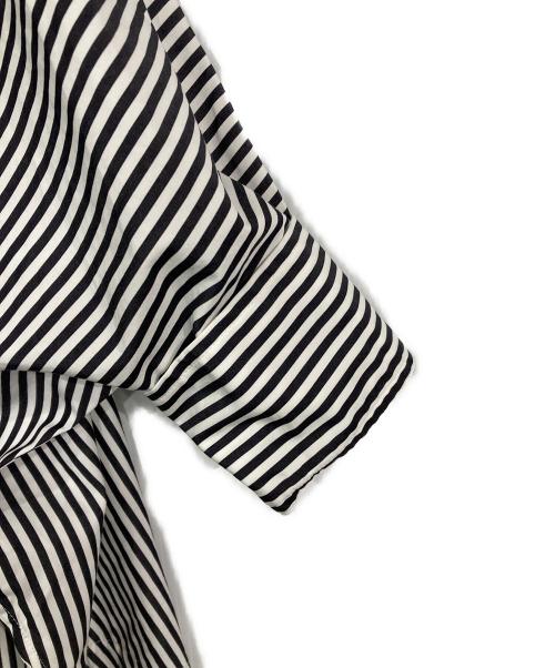 UNITED ARROWS（ユナイテッドアローズ）UNITED ARROWS (ユナイテッドアローズ) ドルマンスリーブストライプシャツ ホワイト×ブラック サイズ:36の古着・服飾アイテム