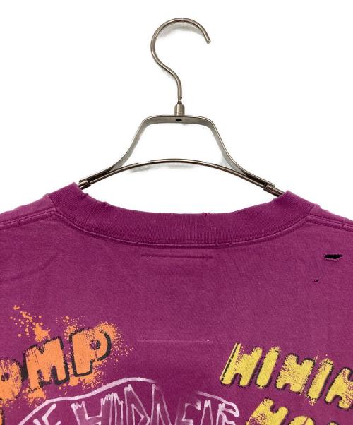 MIHARA YASUHIRO（ミハラヤスヒロ）MIHARA YASUHIRO (ミハラヤスヒロ) Distressed Tee パープル サイズ:50の古着・服飾アイテム
